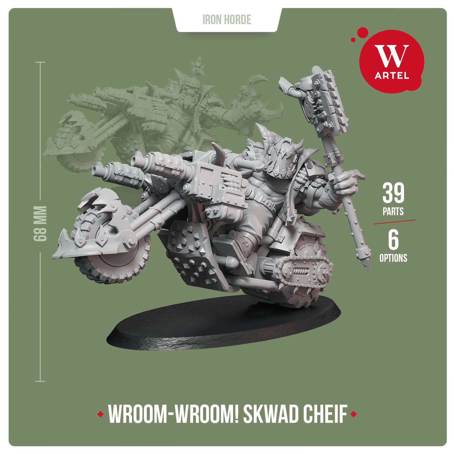 Warboss On Warbike