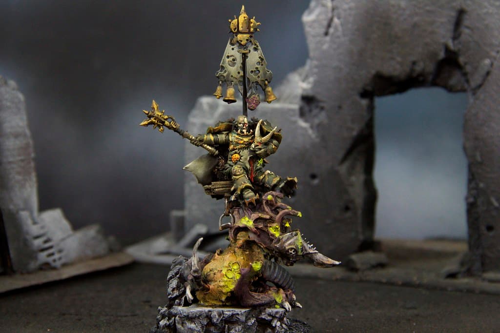 Chaos Lord On Palanquin Of Nurgle